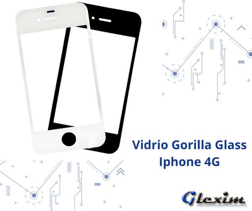 [VDIPH4GB] Vidrio Gorilla Glass Iphone 4G